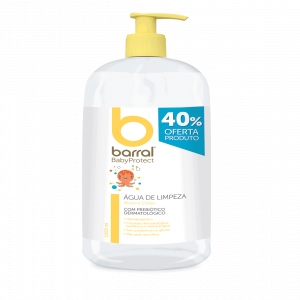 Barral BabyProtect Água Limpeza Rosto/Corpo com Oferta de 40% 1000mL