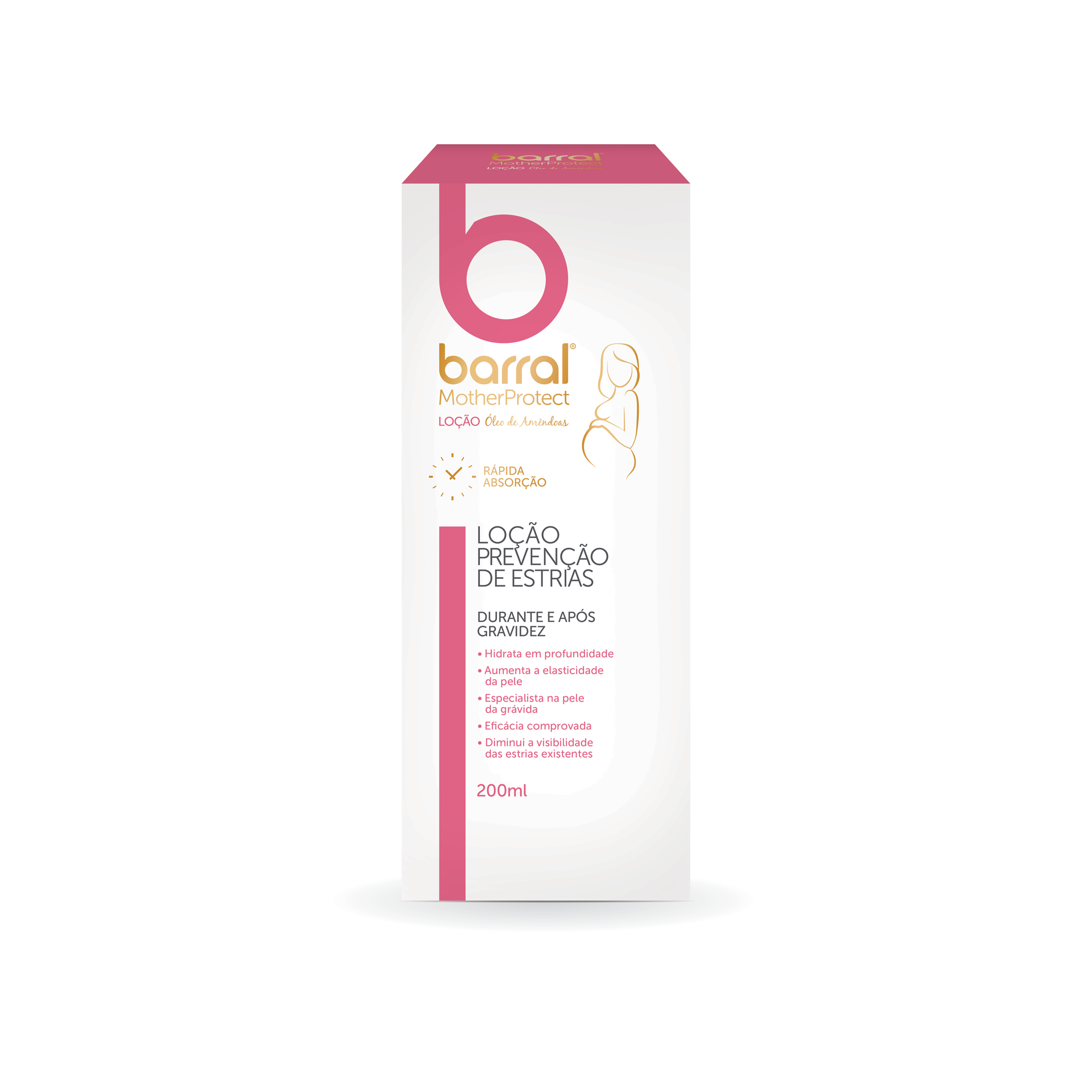 Barral Motherprotect Loção Óleo de Amêndoas 200mL