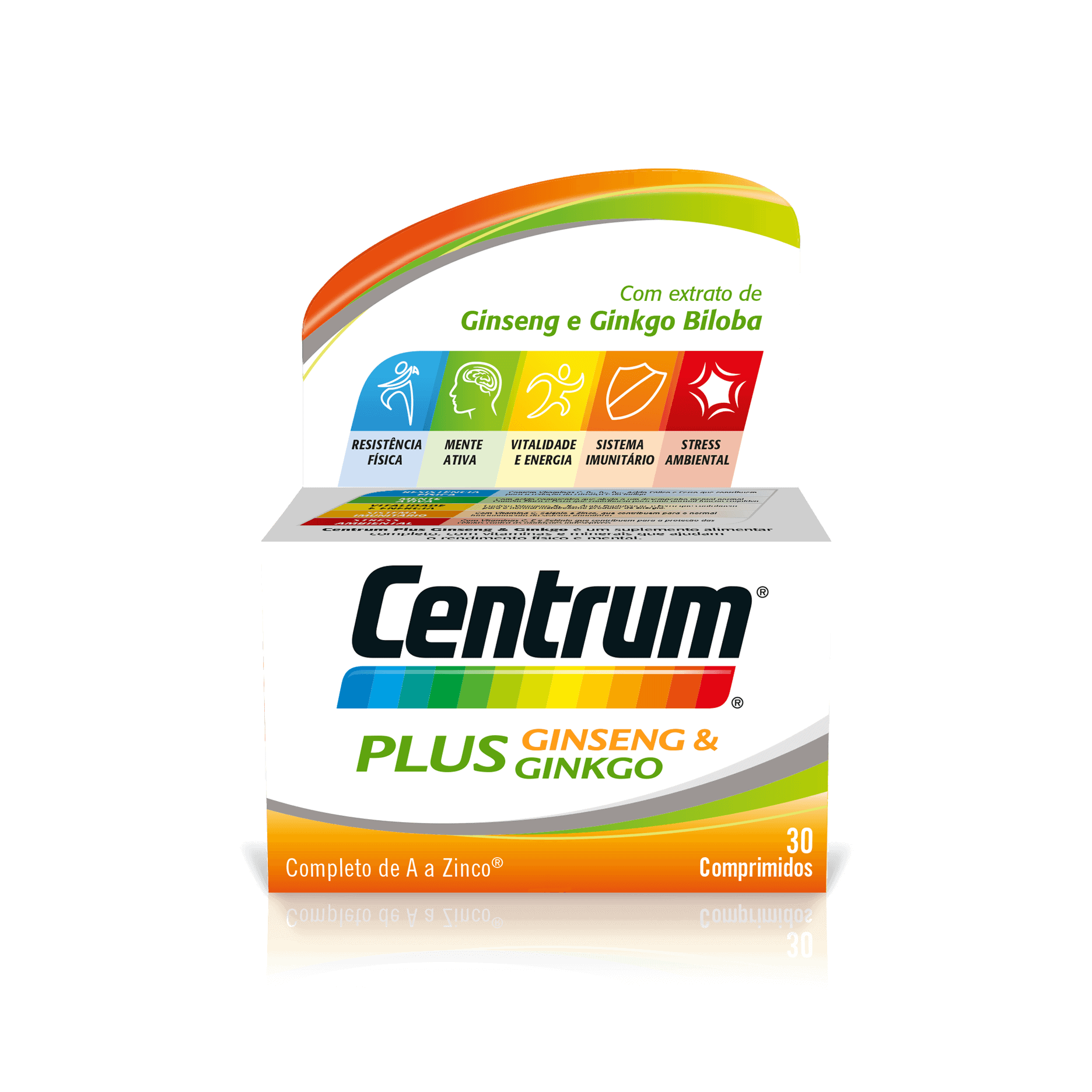 Centrum Plus Ginseng & Ginkgo 30 Comprimidos