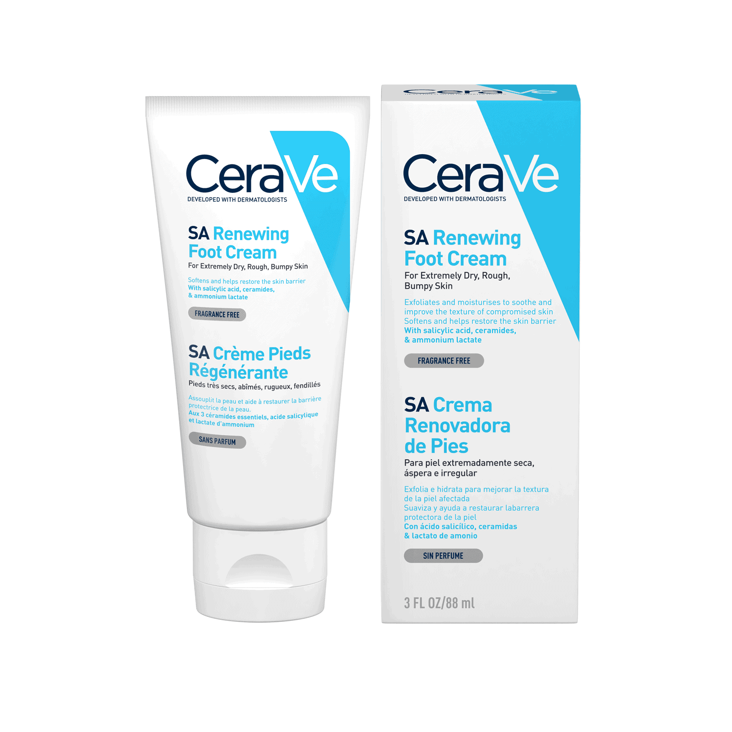 CeraVe SA Creme Renovador de Pés 88mL