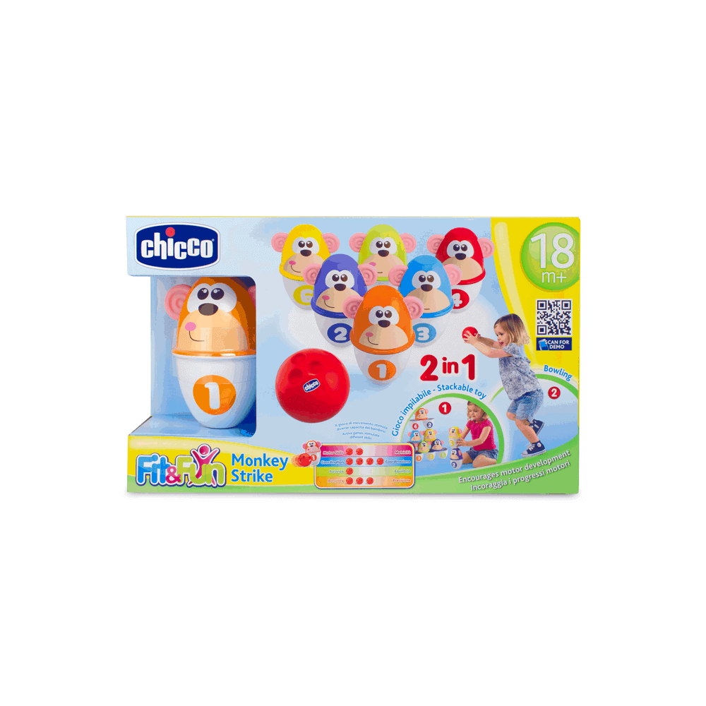 Chicco Brinquedo Strike dos Macaquinhos 18m-3a