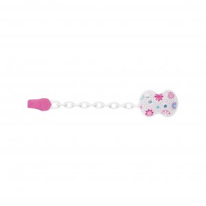 Chicco Clip com Corrente Rosa