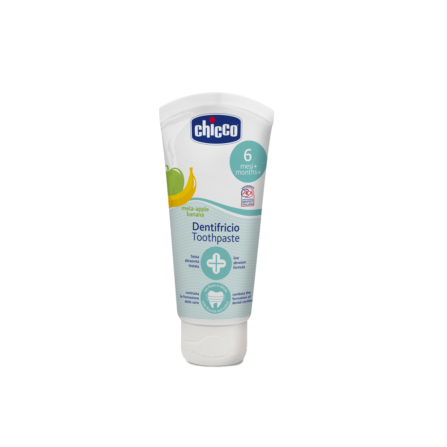 Chicco Pasta de Dentes Maçã-Banana 50mL 6m+