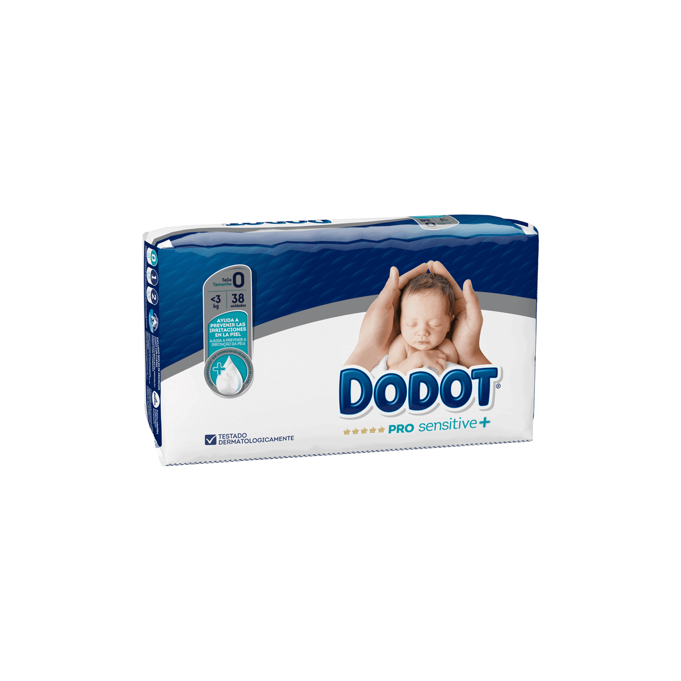 Dodot Fraldas Pro Sensitive+ T0 (<3kg) 38 Unidades