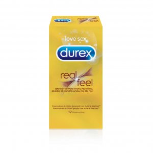 Durex Real Feel Preservativos x12