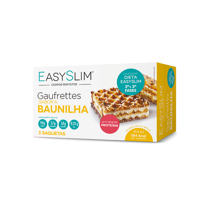 Easyslim Gaufrettes Baunilha 3x40,4g