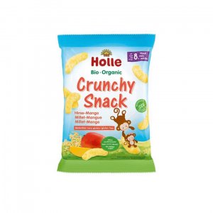 Holle Snack Crocante de Milho-Miúdo e Manga 25g 8m+