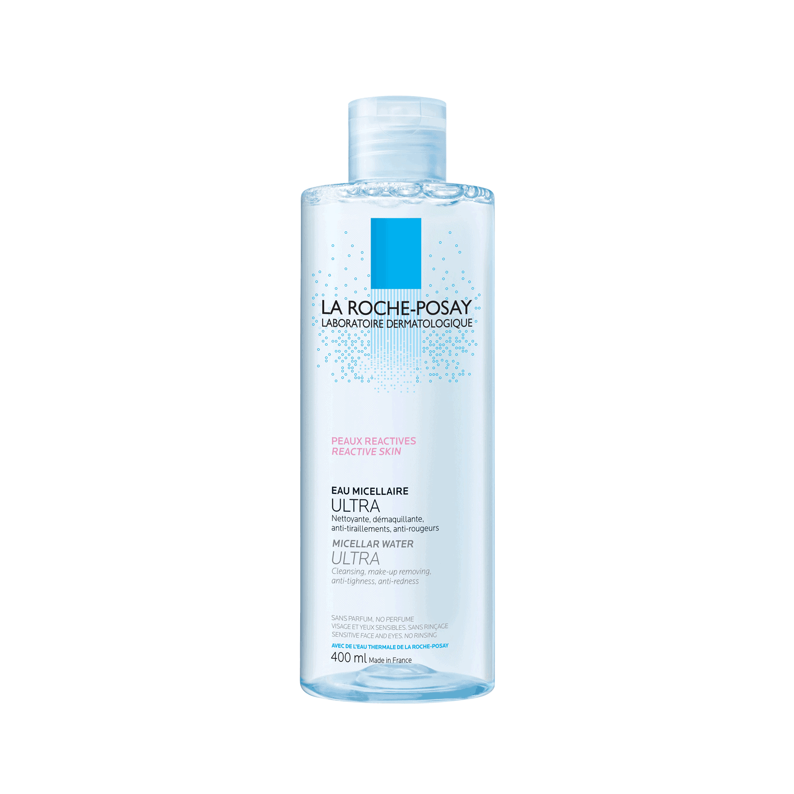 La Roche-Posay Desmaquilhante Água Micelar Ultra Pele Reativa 400mL