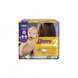 Libero Fralda Newborn 2 (3/6kg) 34 Unidades