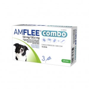 Amflee Combo Cão Pipeta x3 10-20kg