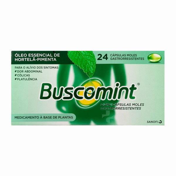 Buscomint 24 Cápsulas Moles