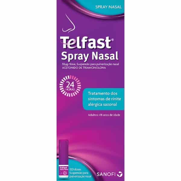 Telfast Spray Nasal 55 mcg/dose - Solução para Pulverização Nasal