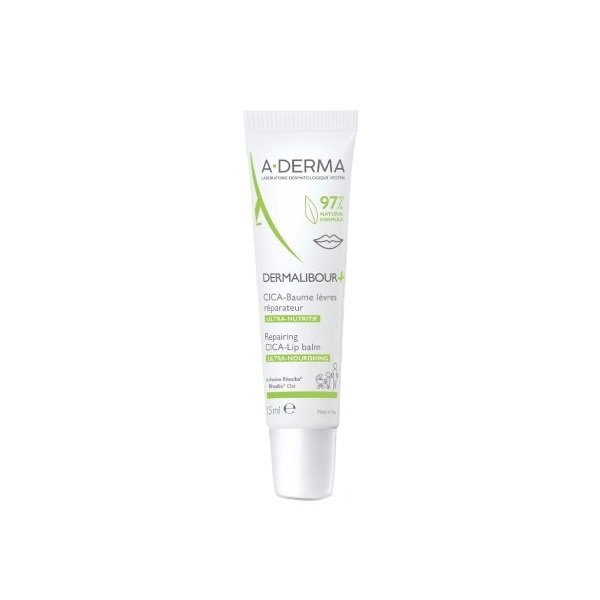 A-Derma Dermalibour+ Cica Bálsamo Repair Labial 15mL