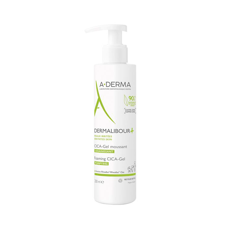 A-Derma Dermalibour+ Cica-Gel Espuma 200mL