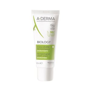 A-Derma Biology Creme Rosto Ligeiro Dermatológico 40mL