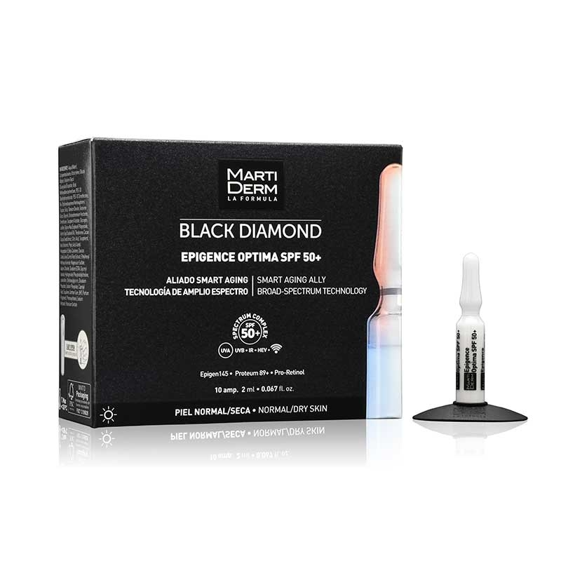 Martiderm Black Diamond Epigence Optima Spf50+ - 10 Ampolas