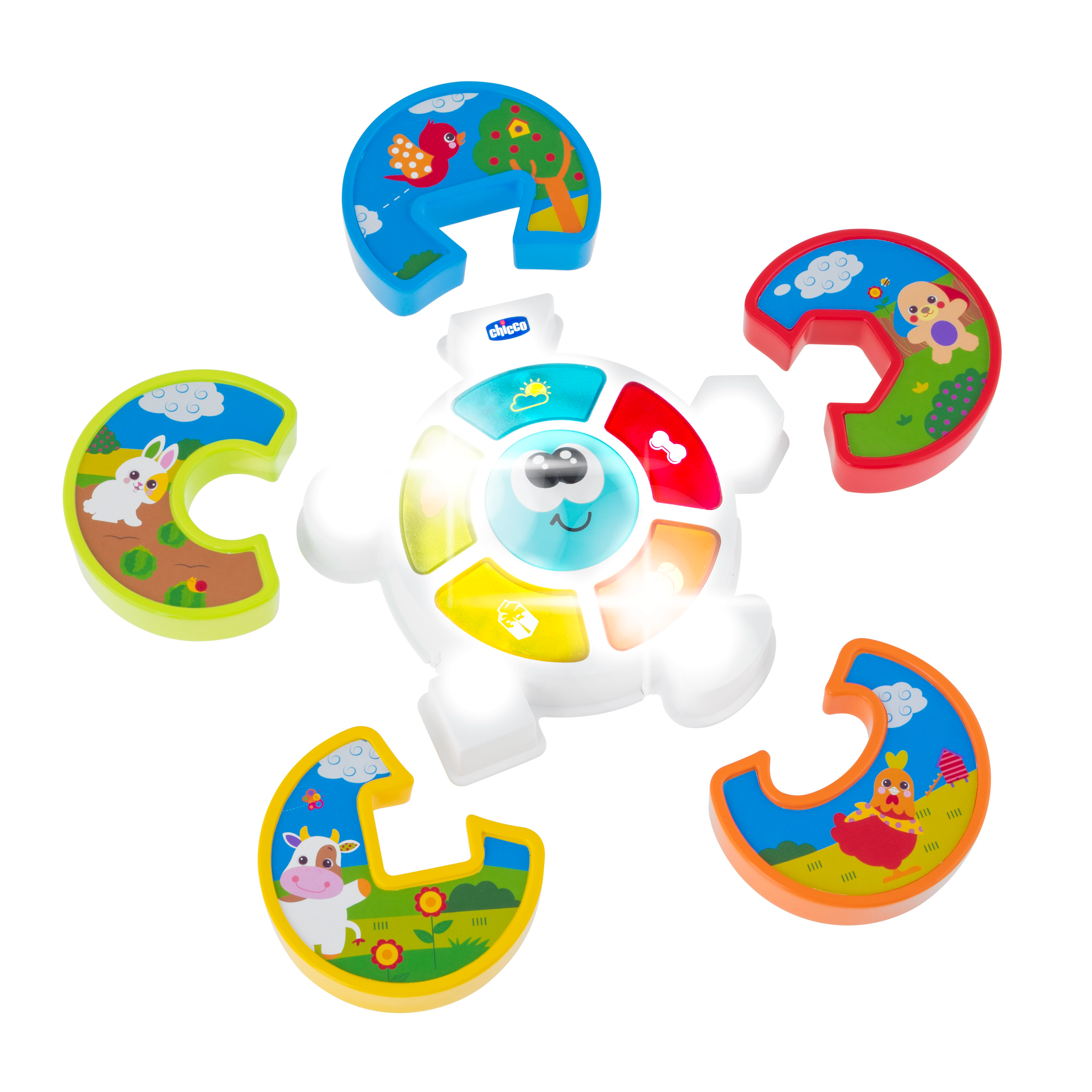 Chicco Brinquedo Puzzle Adivinha Animal 6-18m