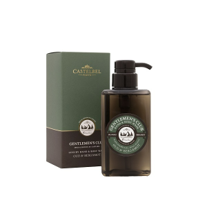 Castelbel Gentlemen's Club Gel para Mãos e Corpo Madeira de Agar & Bergamota 450mL