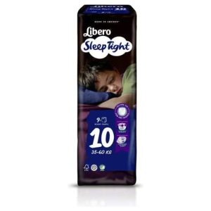 Libero Sleep Tight Cuecas Absorventes T10 (35-60Kg)  9 Unidades