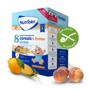 Nutribén Papa 8 Cereais 4 Frutas Láctea 600g 6m+