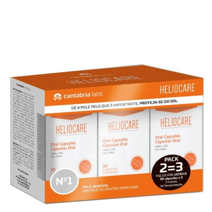 Heliocare Ultra D Cápsulas 3x30 Unidade(s) com Oferta de 3ª Embalagem