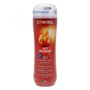 Control Gel Massagem 3 em 1 Hot Passion 200mL