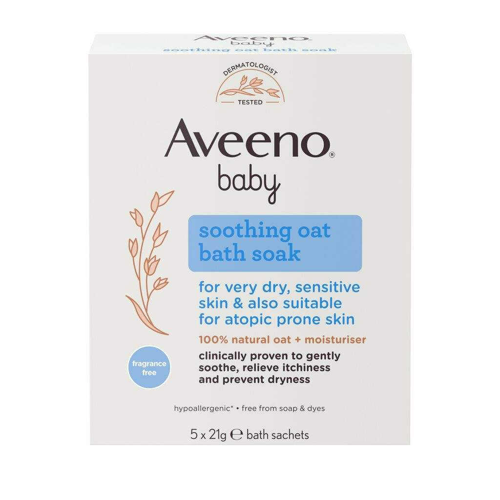 Aveeno Baby Pó Banho Aveia Suave 21gx5