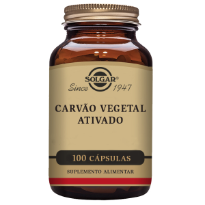 Solgar Carvão Vegetal Ativado 100 Cápsulas