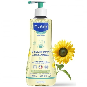 Mustela Stelatopia Óleo de Banho Sem Perfume 500mL