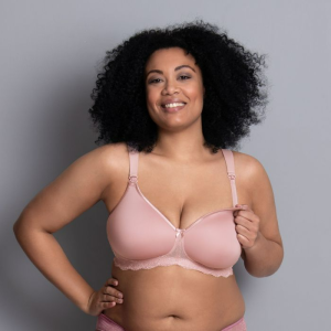 Anita Soutien Amamentação Acolchoado com Renda 5086 Rosa Copa B T90