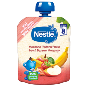 Nestlé Pacotinho Maçã Banana Morango 90g