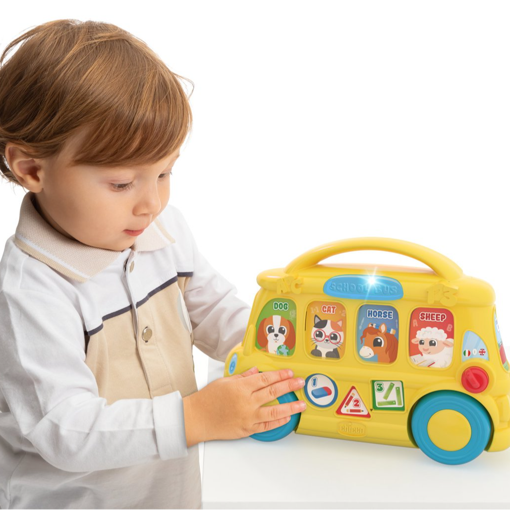 Chicco Brinquedo Autocarro Escolar Bilingue 9-36m