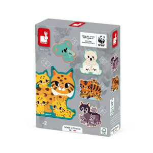 Janod 5 Puzzles Evolutivos Animais 2-3a J08625