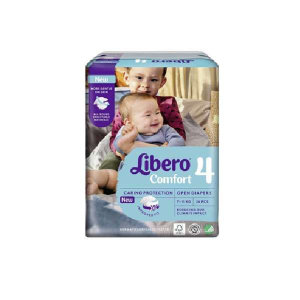 Libero Fralda Comfort 4 (7/11kg) 26 Unidades