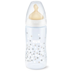 Nuk Biberão First Choice+ com Indicador de Temperatura Tetina Látex L (6-18m) 300mL