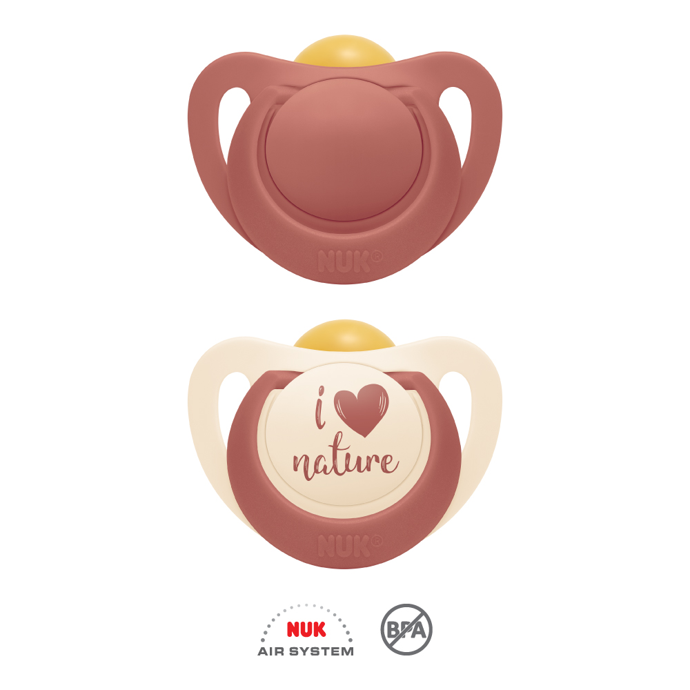 Nuk Chupeta Nature Látex T3 (18-36m) x2