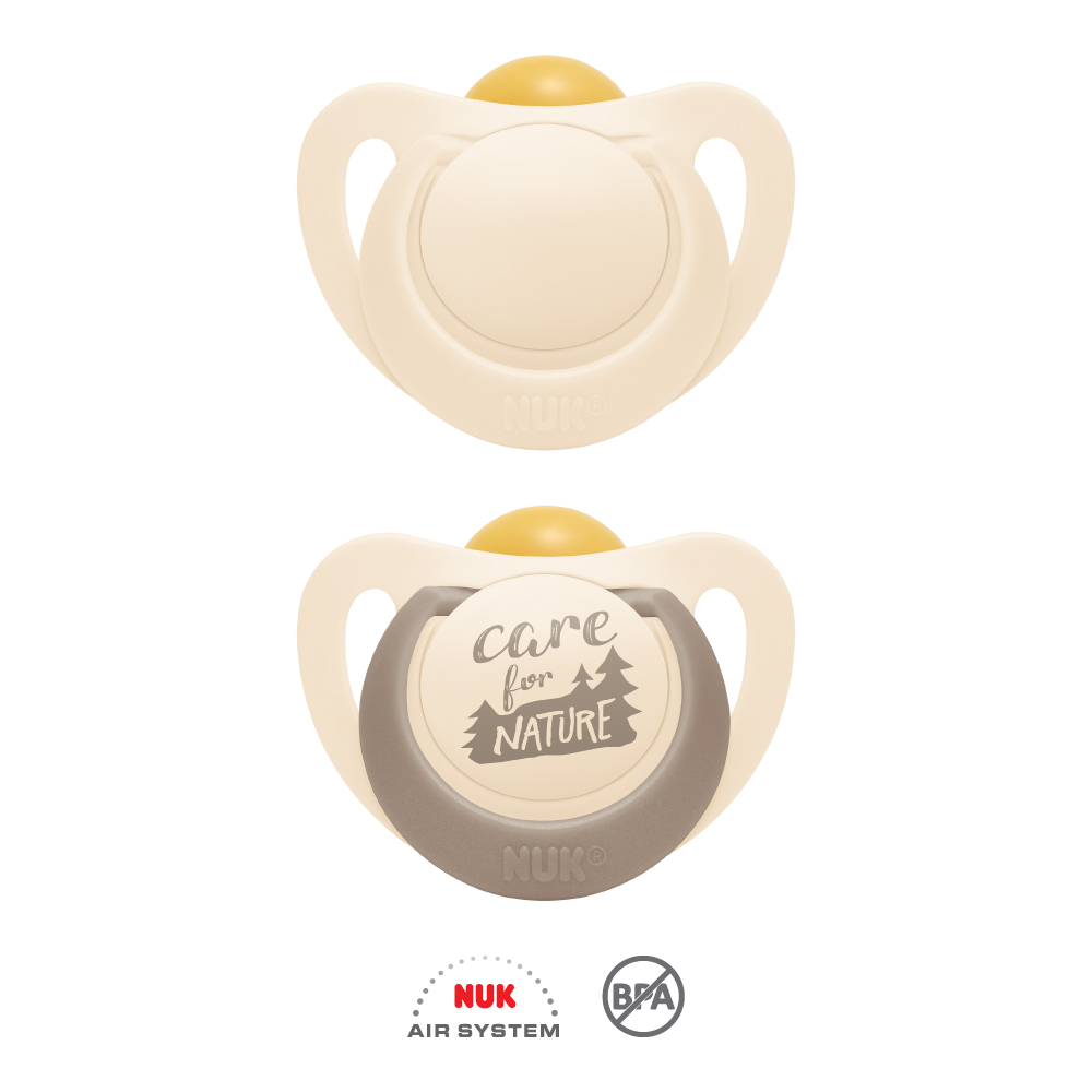Nuk Chupeta Nature Látex T3 (18-36m) x2