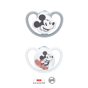 Nuk Chupeta Space Disney Mickey Silicone T3 (18-36m) x2