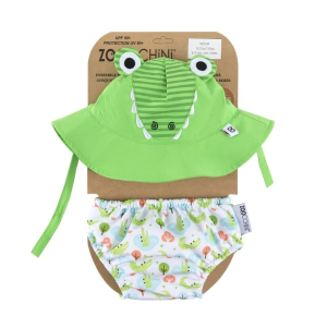 Zoocchini Calção e Chapéu Crocodilo 12-24meses