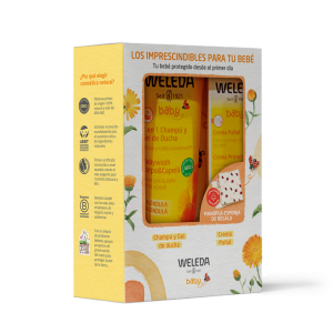 Weleda Baby Pack Imprescindíveis de Bebé com oferta de Luva de Banho