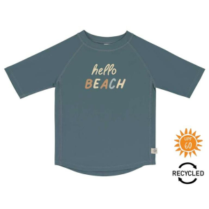 Lassig Camisola UV Manga Curta Hello Beach Blue 7-12m 9012