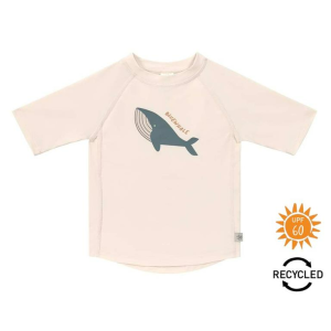 Lassig Camisola UV Manga Curta Whale Milk 3-6m 6306