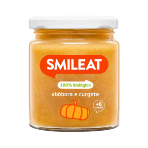 Smileat Bio Boião Abobora Curgete 6m 230g