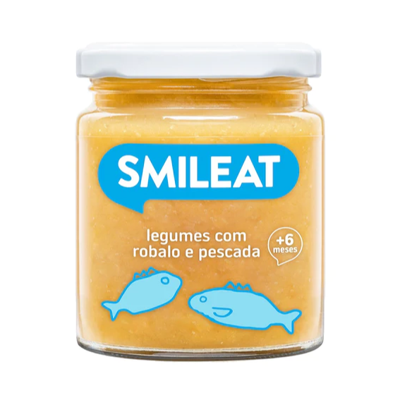 Smileat Bio Boião Legumes Robalo Pescada 6m+ 230g