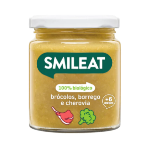 Smileat Brocolos Boião Borrego Cherovia +6m 230g