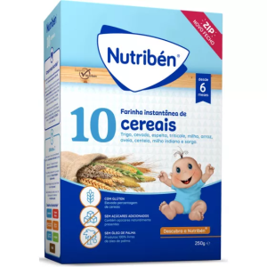 Nutribén Papa Farinha 10 Cereais 250g 6m+