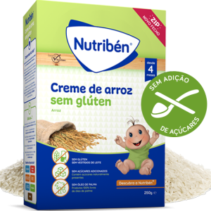 Nutribén Papa Creme Arroz Não Láctea 250g 4m+