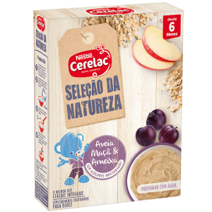 Cerelac Seleção da Natureza Aveia Maça e Ameixa 240g 6m+