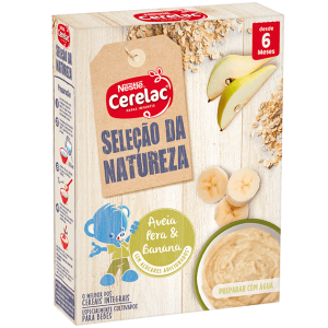 Cerelac Seleção da Natureza Aveia Pera e Banana 240g 6m+