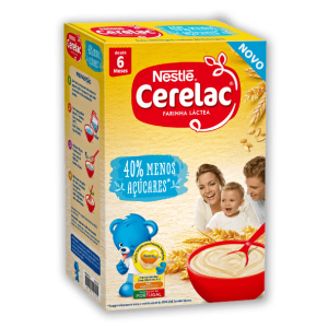 Cerelac Farinha Láctea 40% Menos Açúcares 900g 6m+